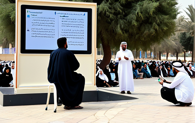 공공정책과 공공 예산 관리 - **Image Prompt 1: The Daily Cost of Living in an Arab City**
    A vibrant, realistic photograph cap...