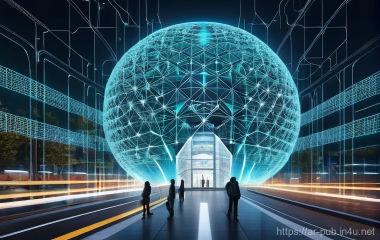 공공정책과 공공기관의 역할 - **Prompt:** A vibrant, sun-drenched scene showcasing modern digital government services. In the fore...