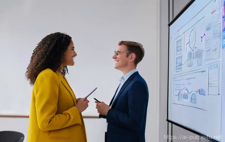 공공정책 기획서 작성법 - Digital Insights Driving Policy**
A group of diverse policy makers, dressed in smart business attire...